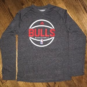 Chicago Bulls adidas performance long sleeve tee